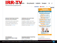 Tablet Screenshot of irr-tv.fi